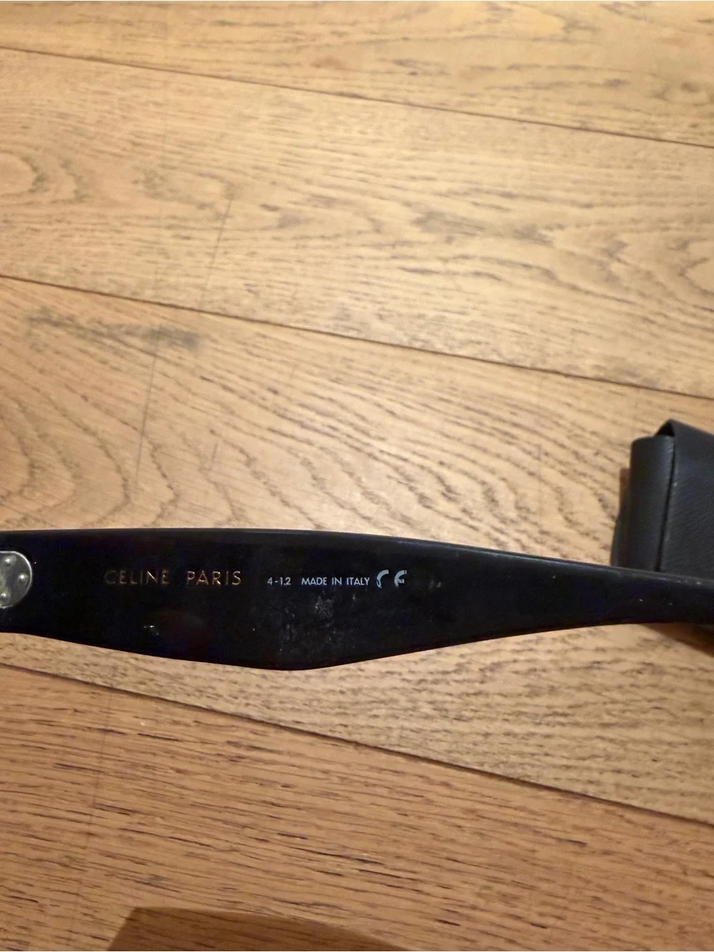 Celine Black and Tortoiseshell Cat-Eye Sunglasses